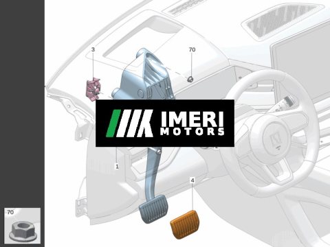 6600092560 Brake Pedal Zeekr 001
