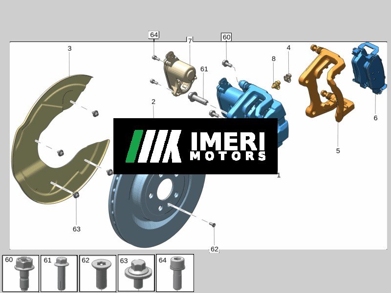 Rear Brake Caliper - Zeekr 001