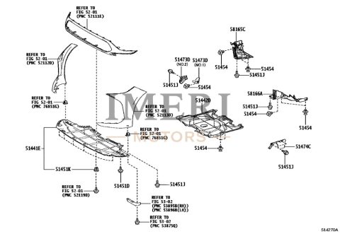 514410R131 Motor Under Cover, No. 1 Toyota bZ4X