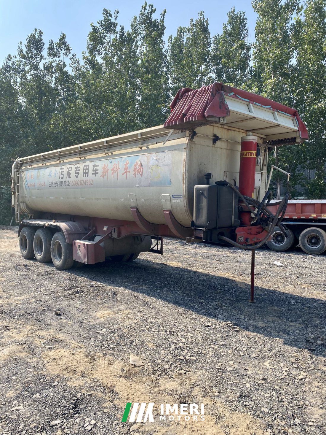 9.5 m x2.55 m 3 semi-trailer - грузовик из Китая