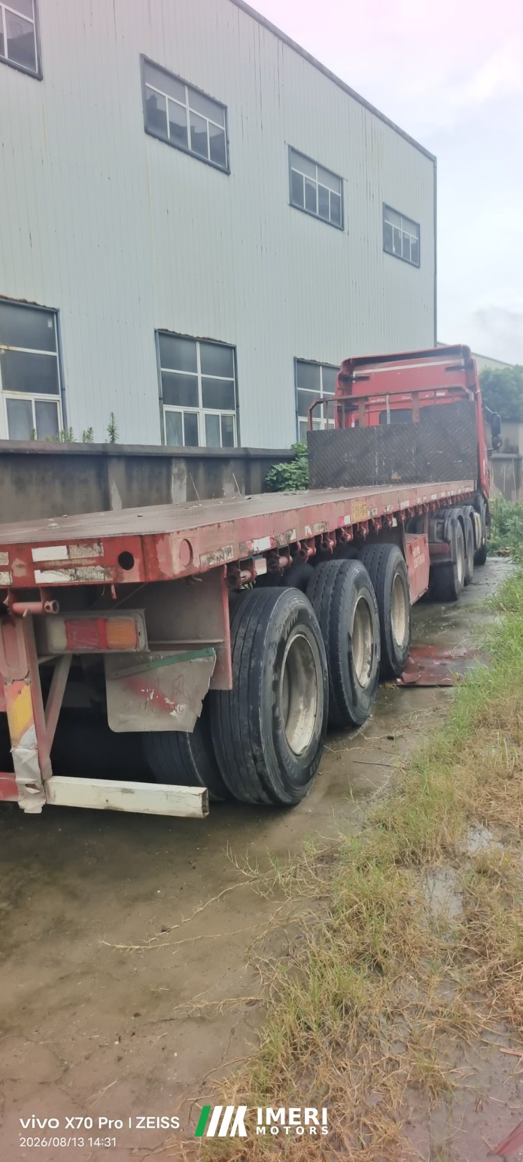 10 m x2.5 m 3 flatbed semi-trailer - грузовик из Китая