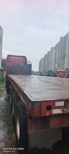 10 m x2.5 m 3 flatbed semi-trailer - фото 2