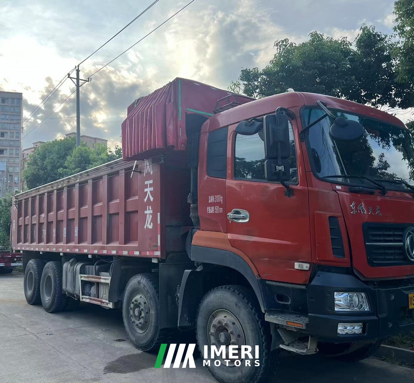 2018 Dongfeng Tianlong KC 385 hp 8X4 7.8 m