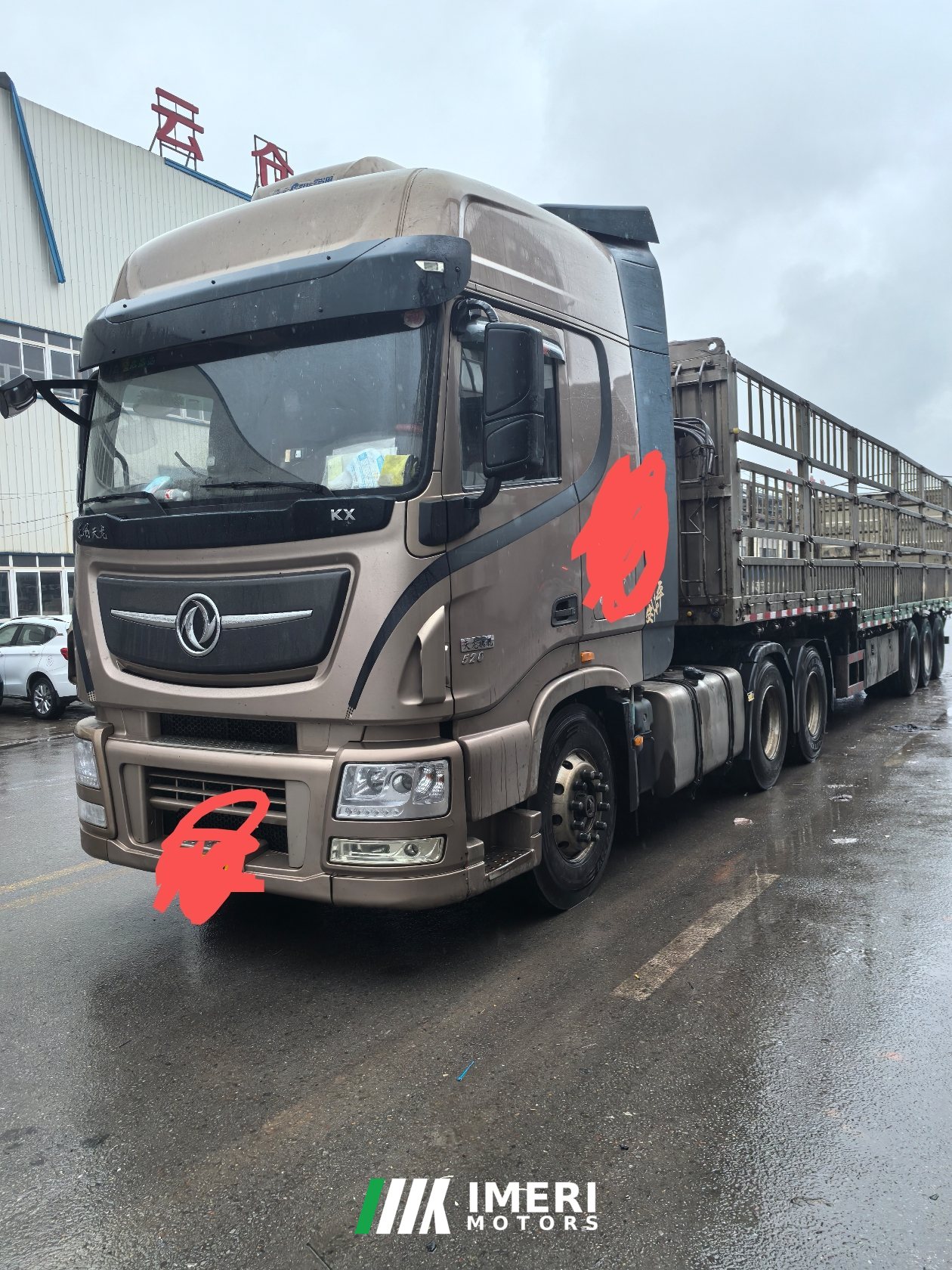 2019 13.00 m x2.55 m 3 stake body semi-trailer