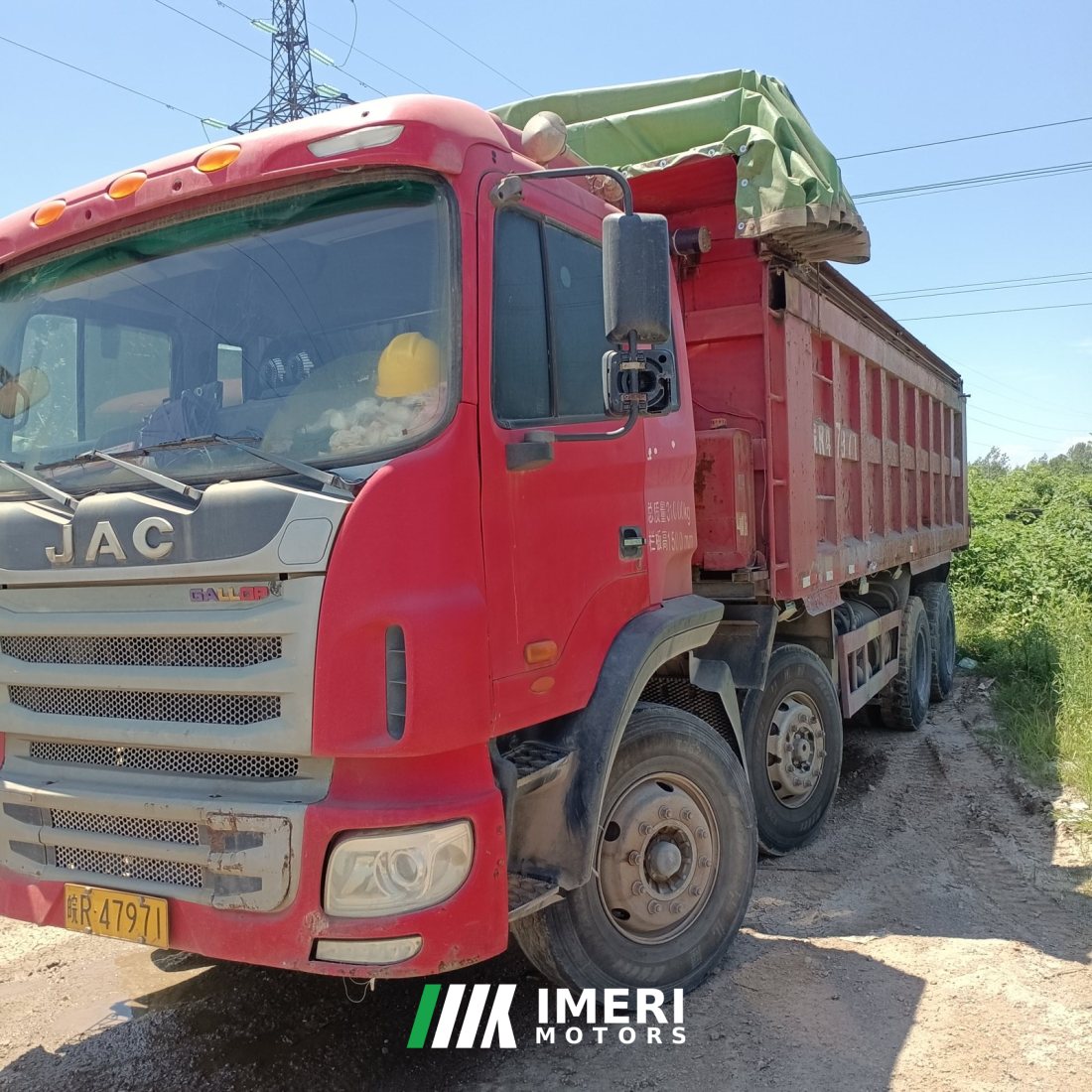 JAC Gallop Gelfa A5 350 hp 8X4 7.2 m - грузовик из Китая