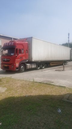 17.5 m x3 m 2 box body semi-trailer - фото 1