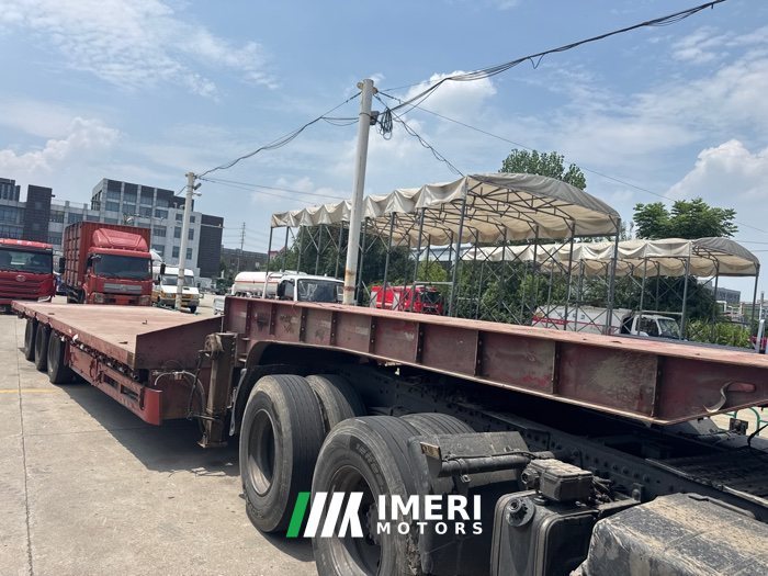 13.75 m x3 m 3 flatbed semi-trailer - грузовик из Китая