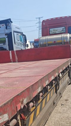 13 m x3 m flatbed semi-trailer - фото 1