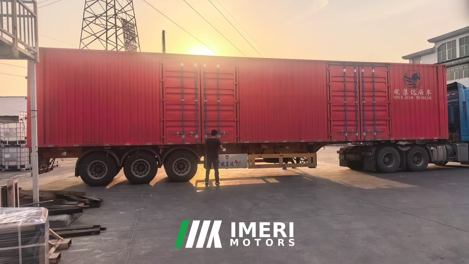 2026 15.5 m x2.8 m 3 box body semi-trailer