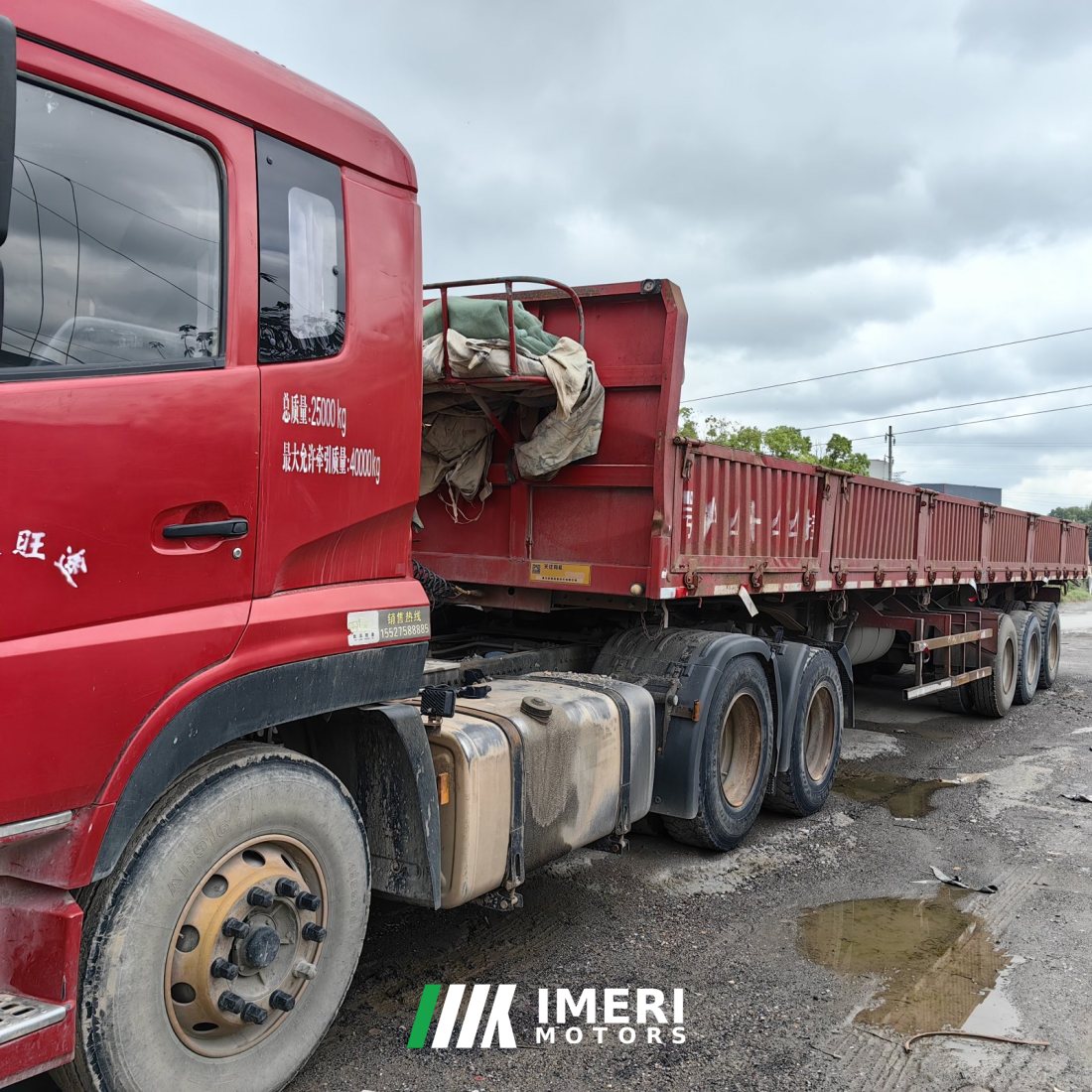 13.00 m x2.55 m 3 semi-trailer - грузовик из Китая