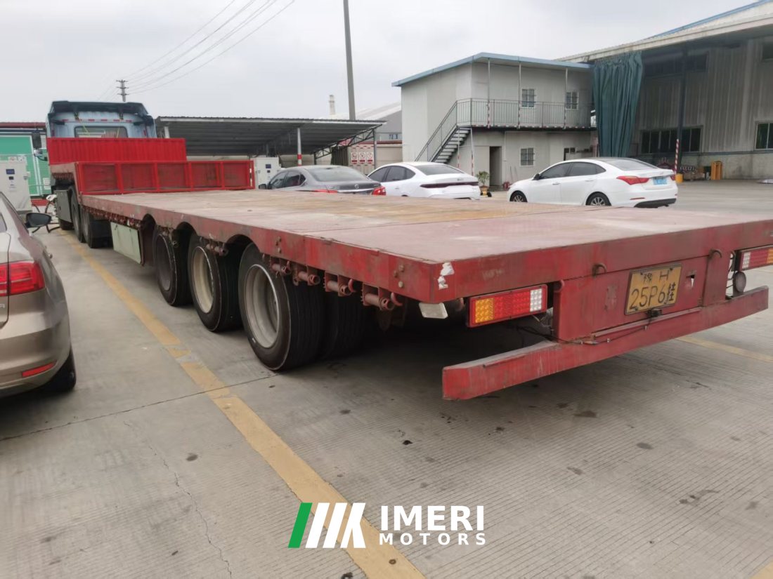 13.75 m x3 m 3 flatbed semi-trailer - грузовик из Китая