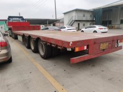 13.75 m x3 m 3 flatbed semi-trailer - фото 1