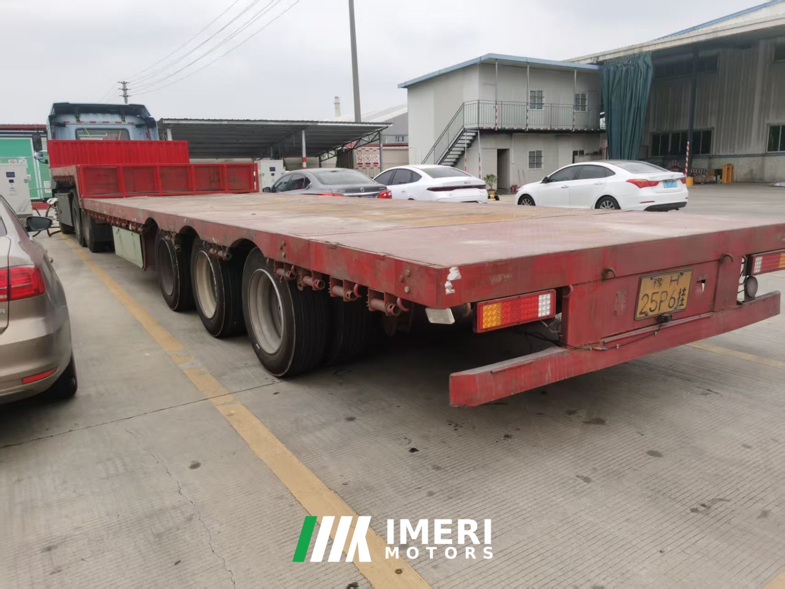 2019 13.75 m x3 m 3 flatbed semi-trailer