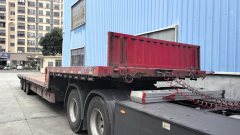 13.75 m x3 m 3 flatbed semi-trailer - фото 1
