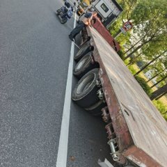 13.75 m x3 m 3 flatbed semi-trailer - фото 2