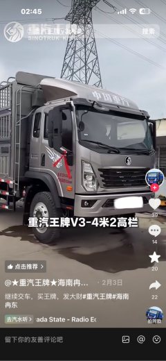 SINOTRUK HOWO Light Duty Truck Royal Faction 190 hp 4X2 4.5 m - фото 1