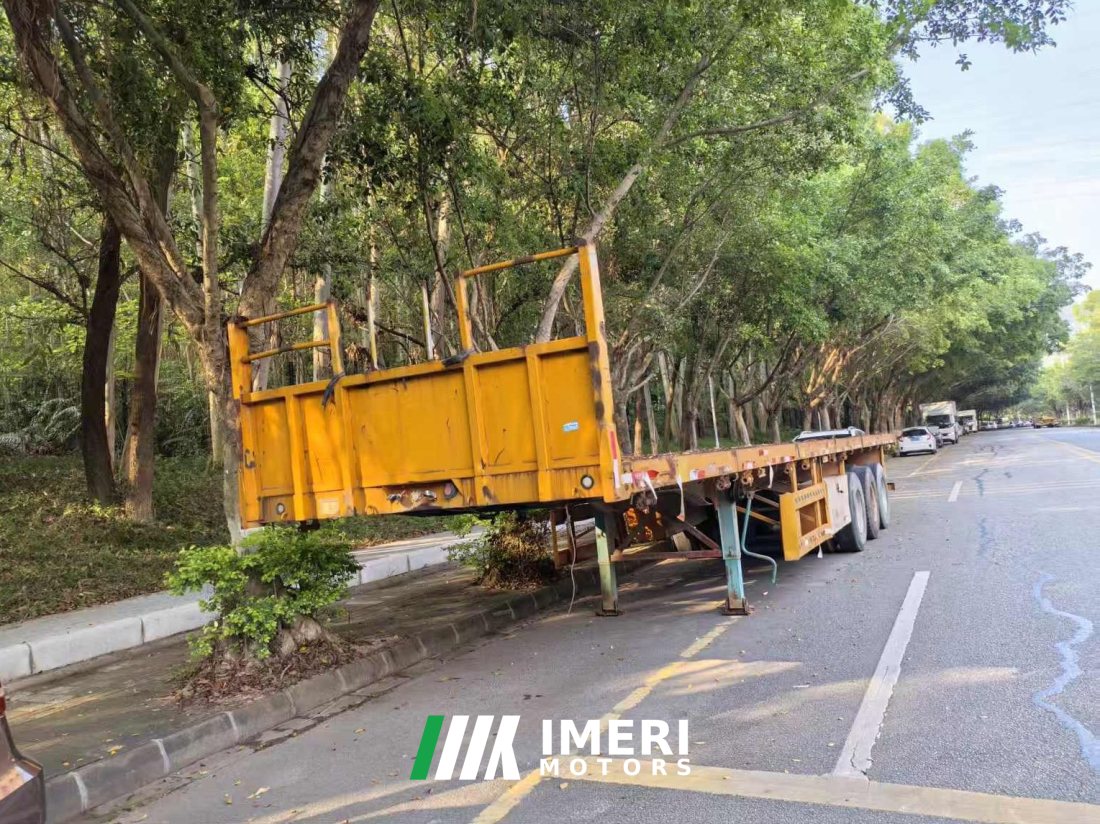 13 m x2.4 m 3 flatbed semi-trailer - грузовик из Китая