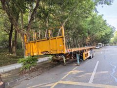 13 m x2.4 m 3 flatbed semi-trailer - фото 1