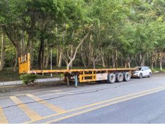 13 m x2.4 m 3 flatbed semi-trailer - фото 3
