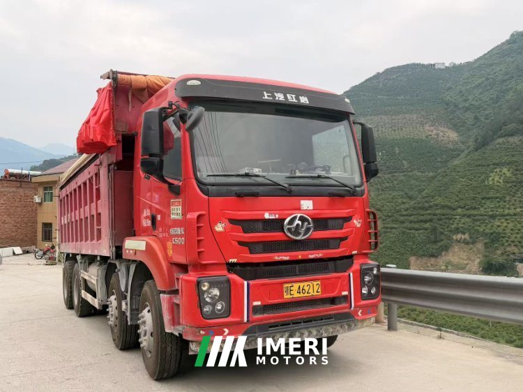 2020 SAIC Hongyan 350 hp 8X4 6.5 m