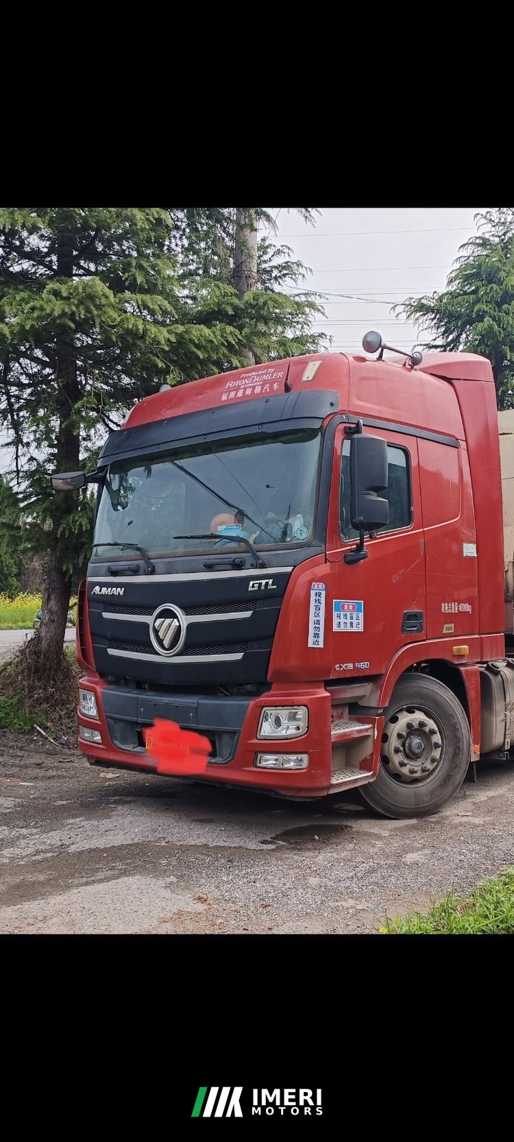 2020 Foton Auman GTL 460 hp 6X4