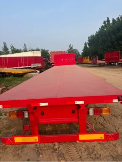 13 m x2.55 m 3 flatbed semi-trailer - фото 2