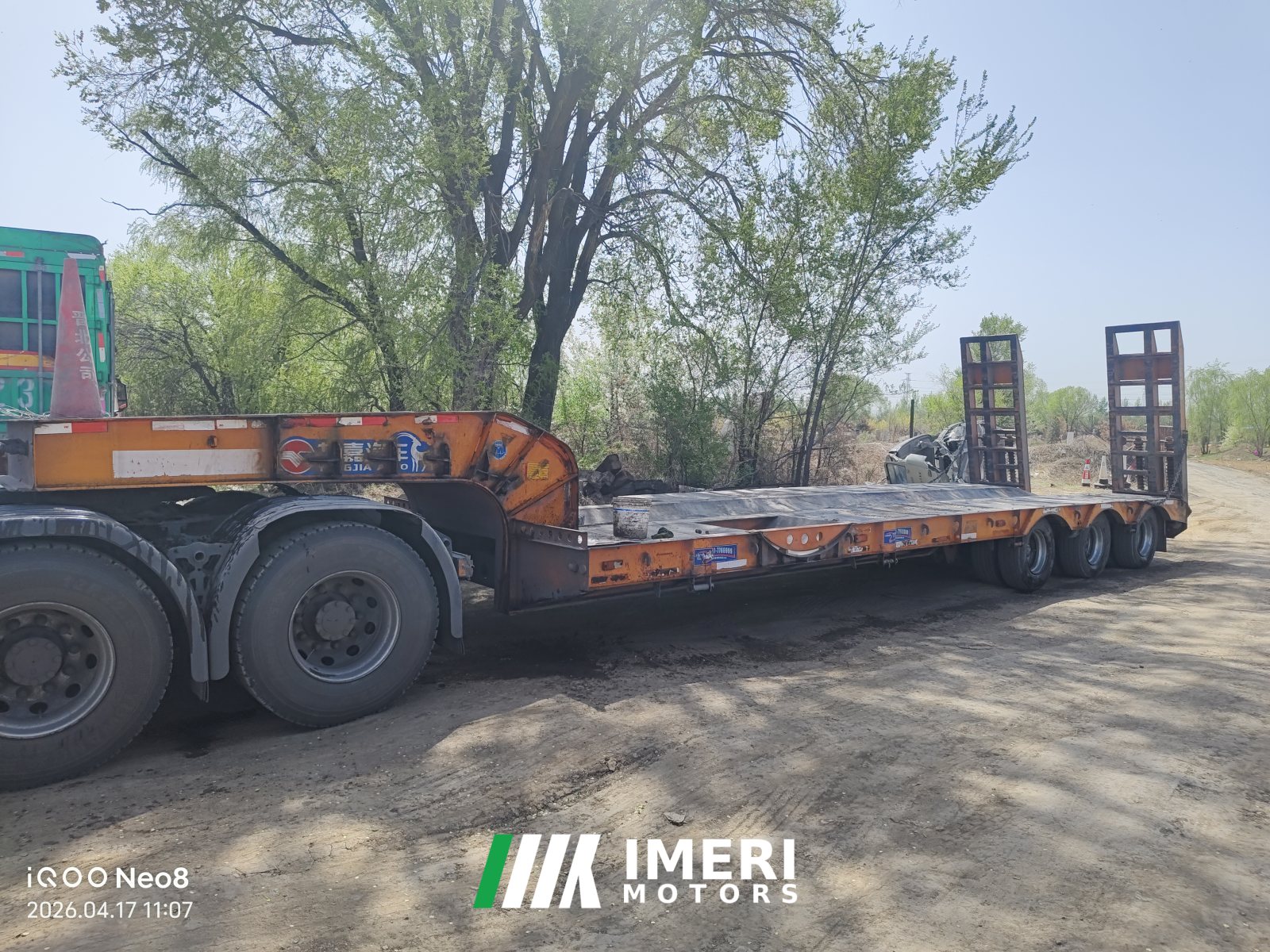 2019 12.5 m x3 m 3 flatbed semi-trailer