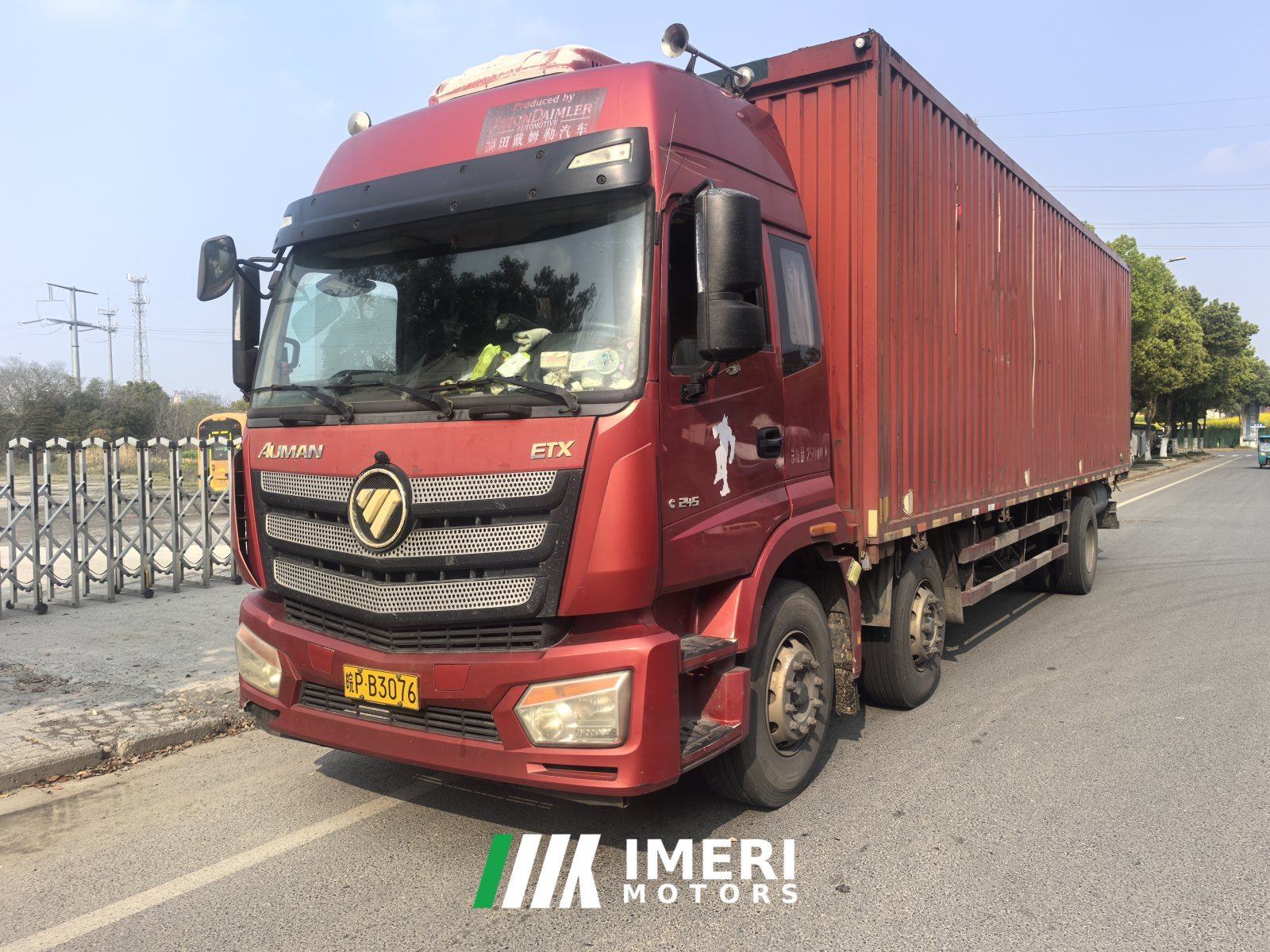 2018 Foton Auman EST 245 hp 6X2 9.6 m