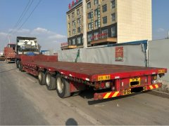 13.75 m x3 m 3 flatbed semi-trailer - фото 1