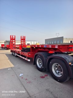 11.5 m x3 m 3 flatbed semi-trailer - фото 4