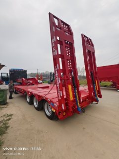 9.5 m x3 m 1 flatbed semi-trailer - фото 1