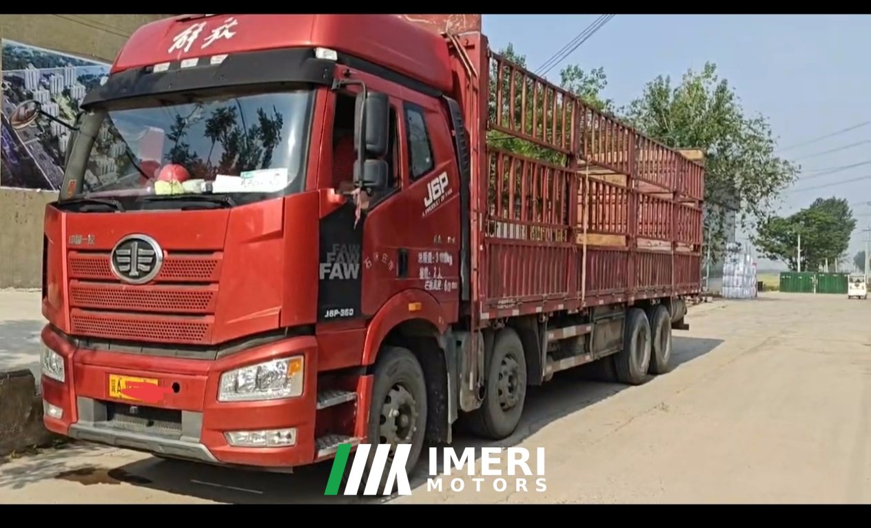 2019 FAW Jiefang J6P 350 hp 8X4 9.5 m