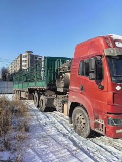 13 m x 2.55 m 1-axis stake body type semi-trailer - фото 1