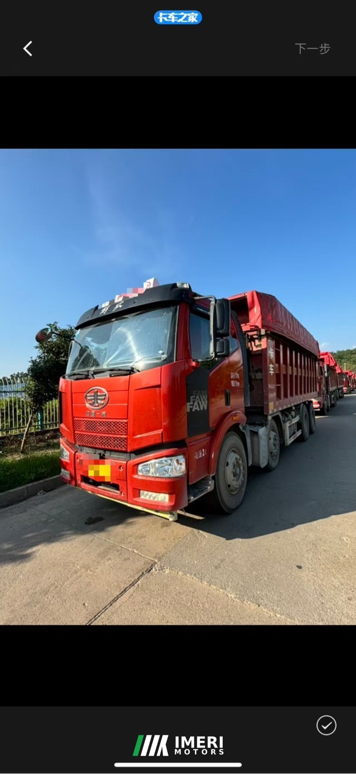 2022 FAW Jiefang J6M 320 hp 8X4 6.8 m