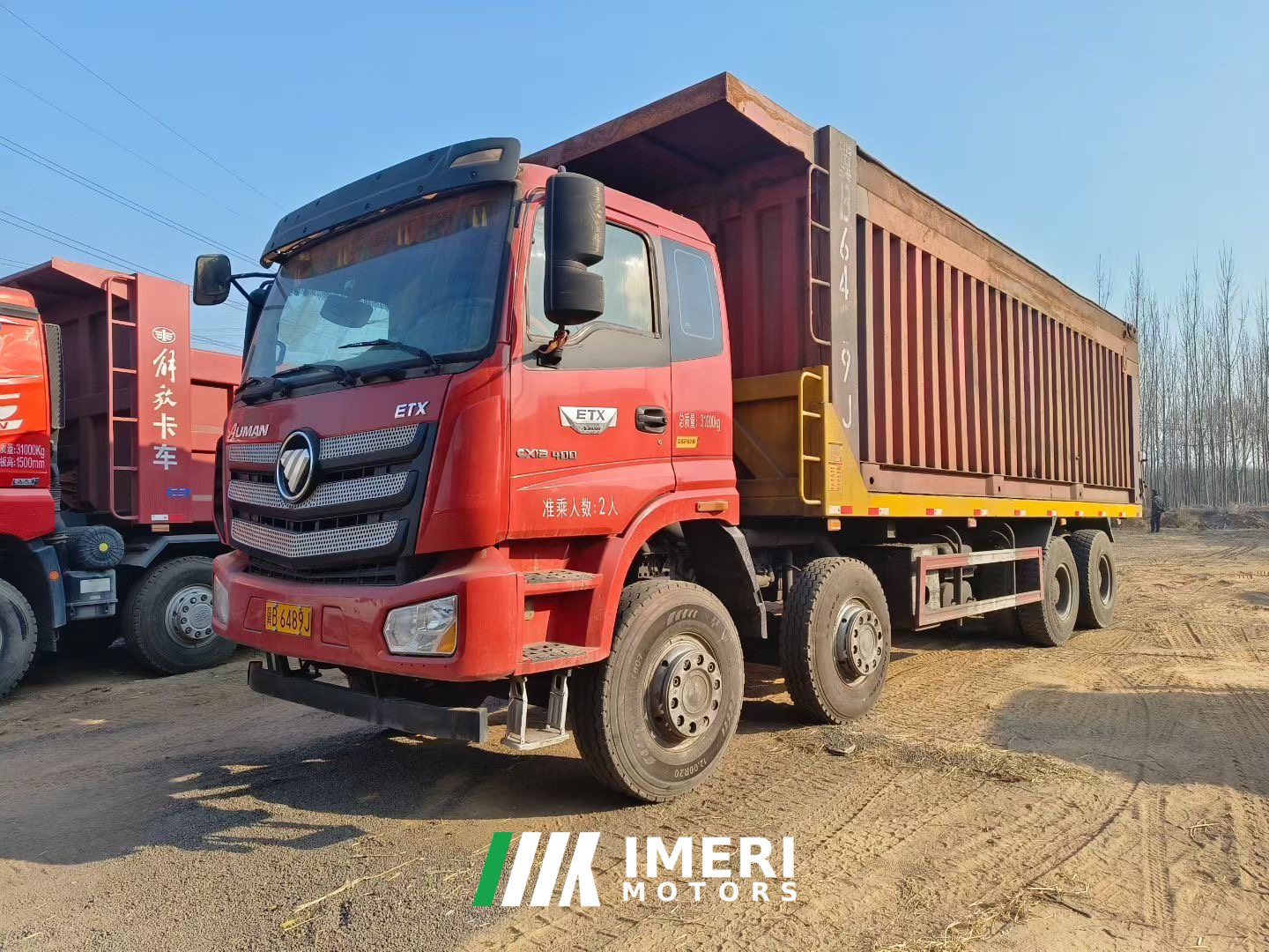 2018 Foton Auman ETX 400 hp 8X4 8 m