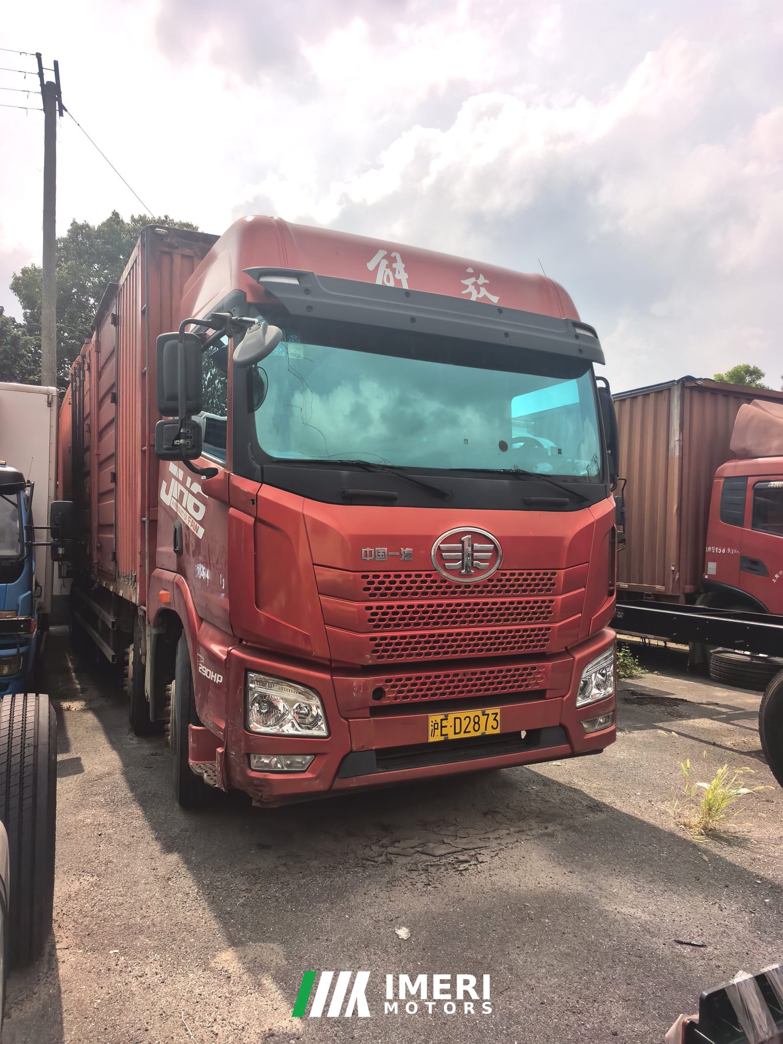 2020 FAW Jiefang JH6 290 hp 6X2 9.5 m