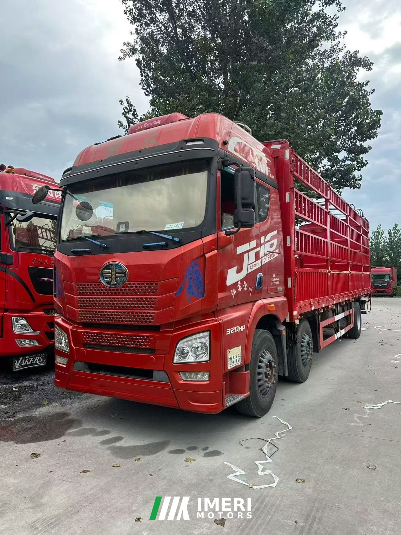 2022 FAW Jiefang JH6 320 hp 6X2 7.7 m
