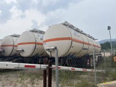 11.1 m x2.55 m 3 tank semi-trailer - фото 1