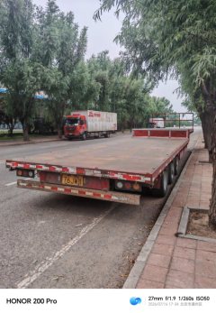 13.75 m x6 m 3 flatbed semi-trailer - фото 3