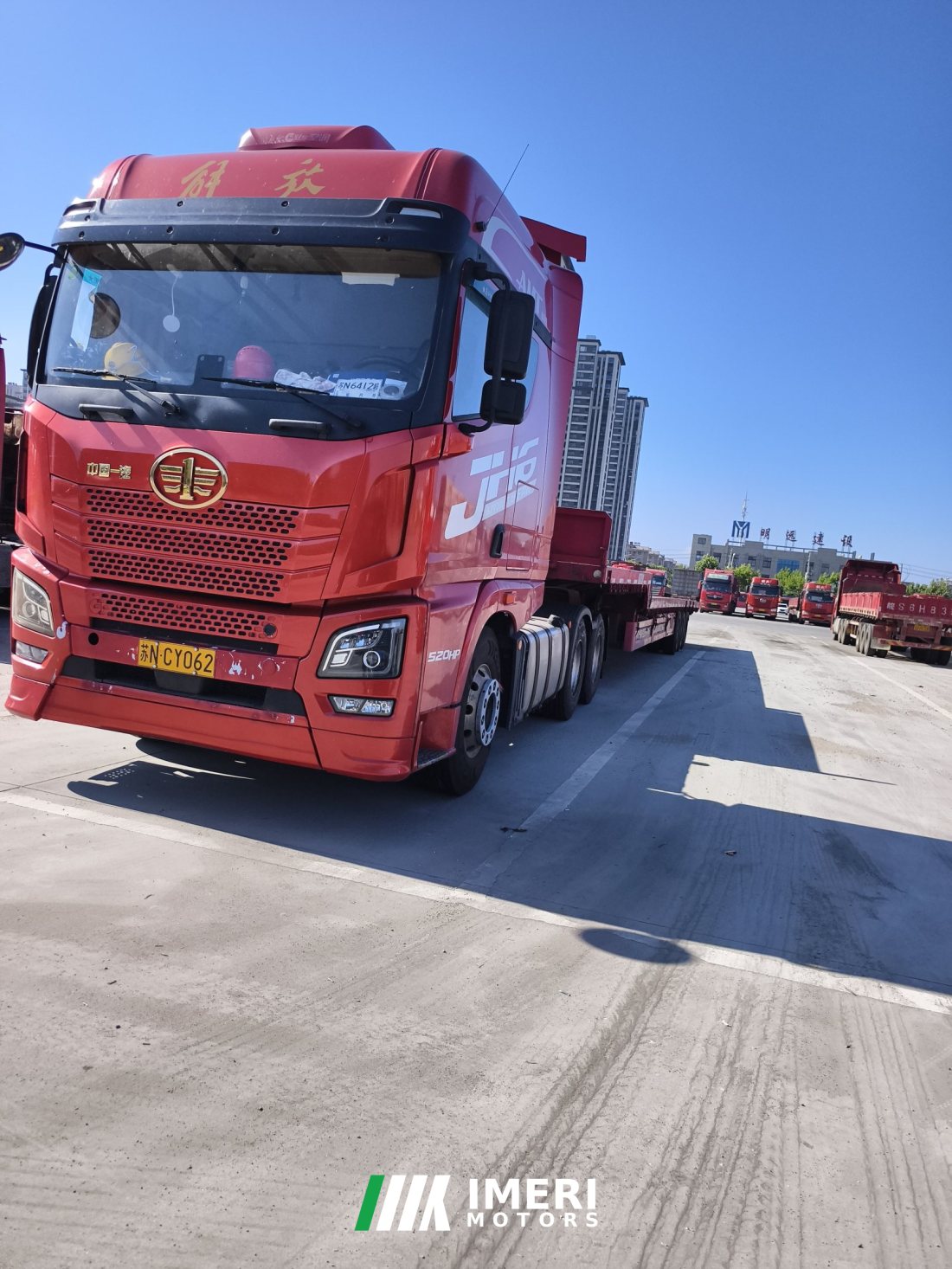 17.5 m x3 m 3 flatbed semi-trailer - грузовик из Китая