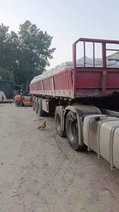 10.5 m x2.55 m 3 flatbed semi-trailer - фото 1
